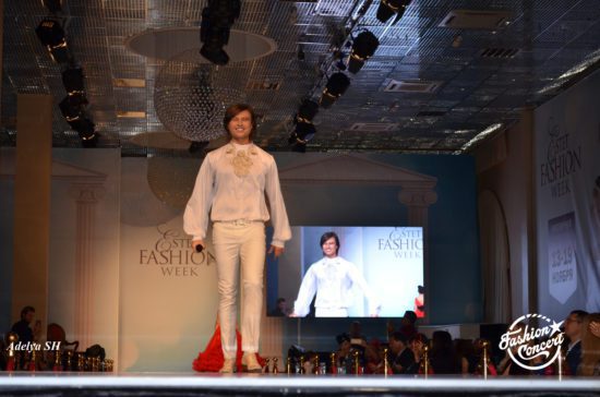 Прохор Шаляпин и Вячеслав Зайцев на открытии Estet Fashion Week